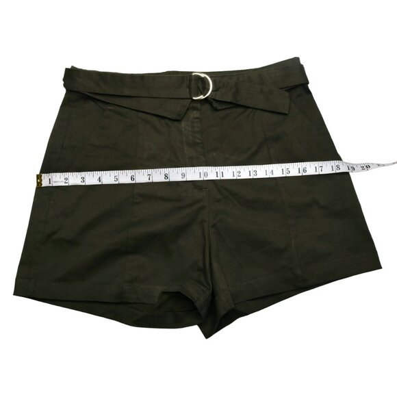 Dynamite Short with Belt in Moss Green, size Small - Picture 8 of 11